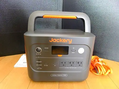 ジャクリ1000newポータブル電源ソーラーパネル